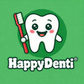 HappyDenti® logo – educatieve tandzorg voor kinderen